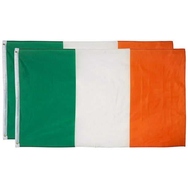 3x5 Ireland Irish Shamrock St Patricks Clover Leaf Flag 3'x5' House Banner 100D